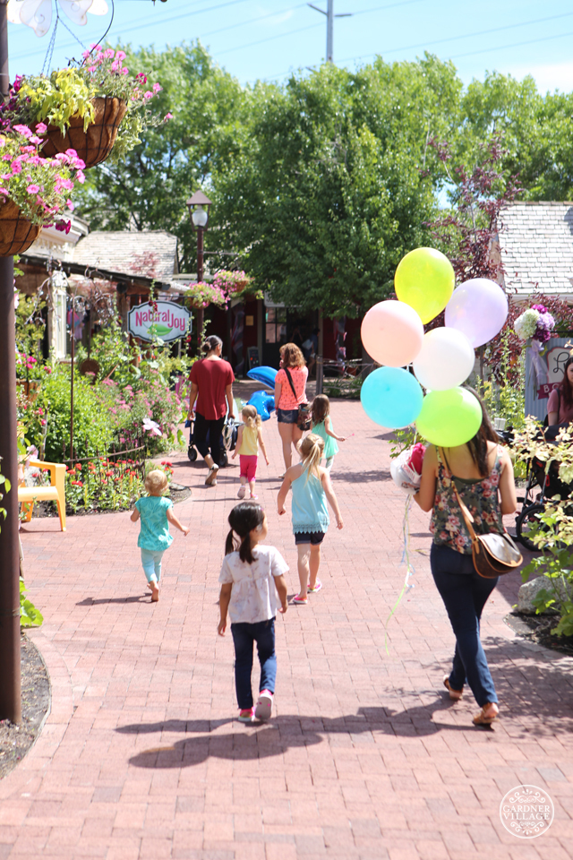 Many Birthday Party Options at Gardner Village