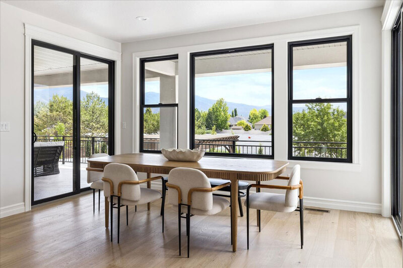 Down to Earth Projects<br>Symphony Homes Parade Ninth + North Design - Down to Earth Projects<br>Symphony Homes Parade Ninth + North Design - dining room with table and chairs