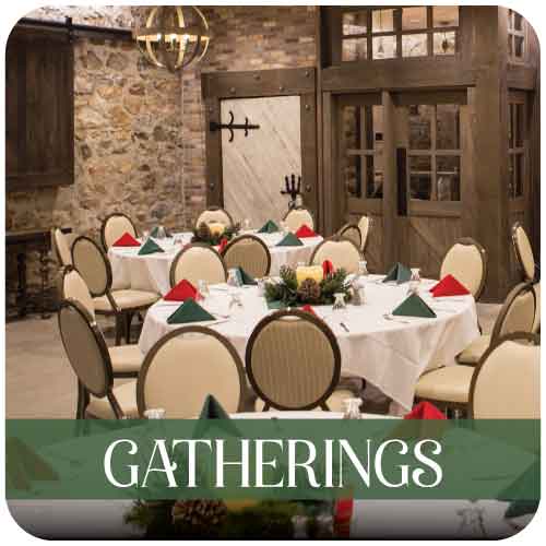 gathering at event venues for parties