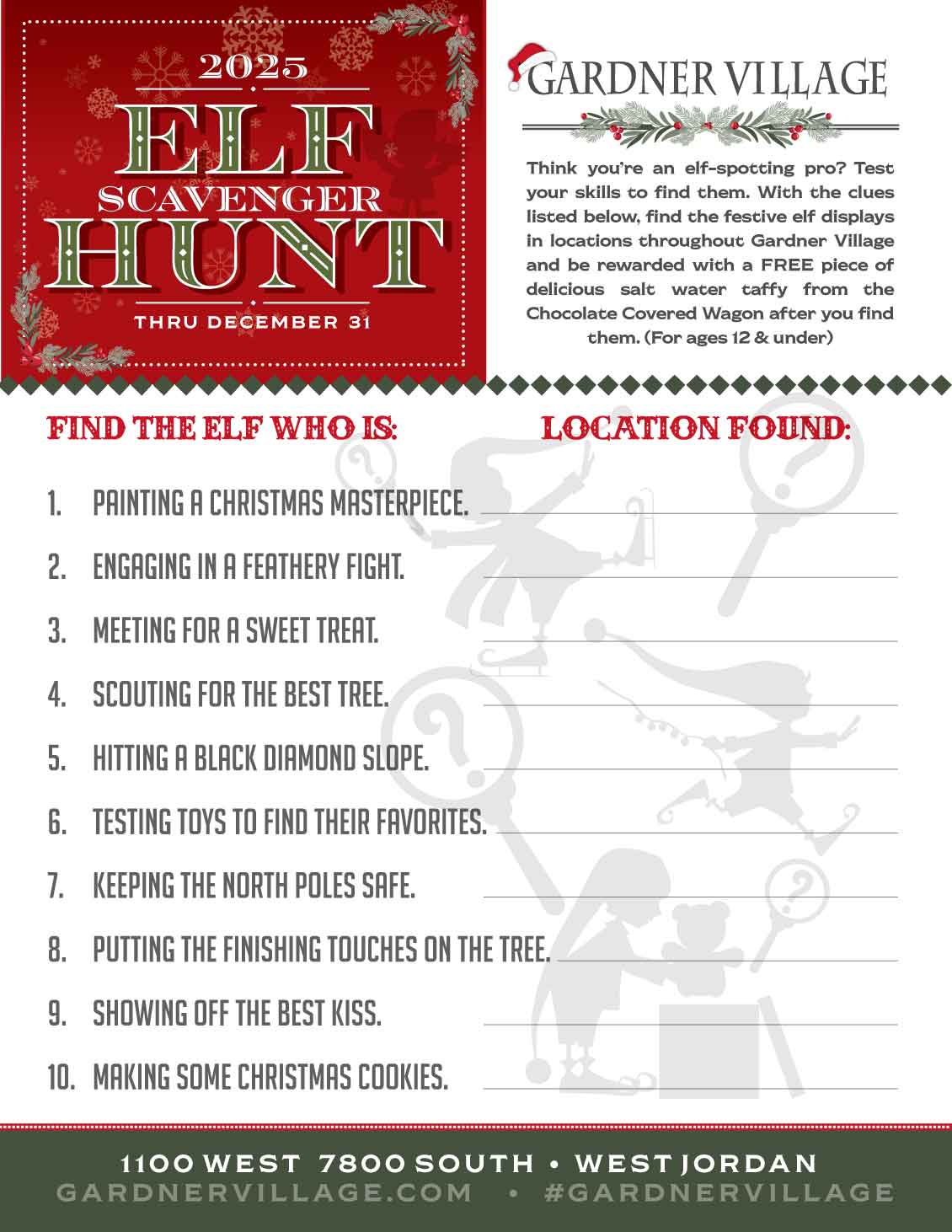 elf scavenger hunt 2025