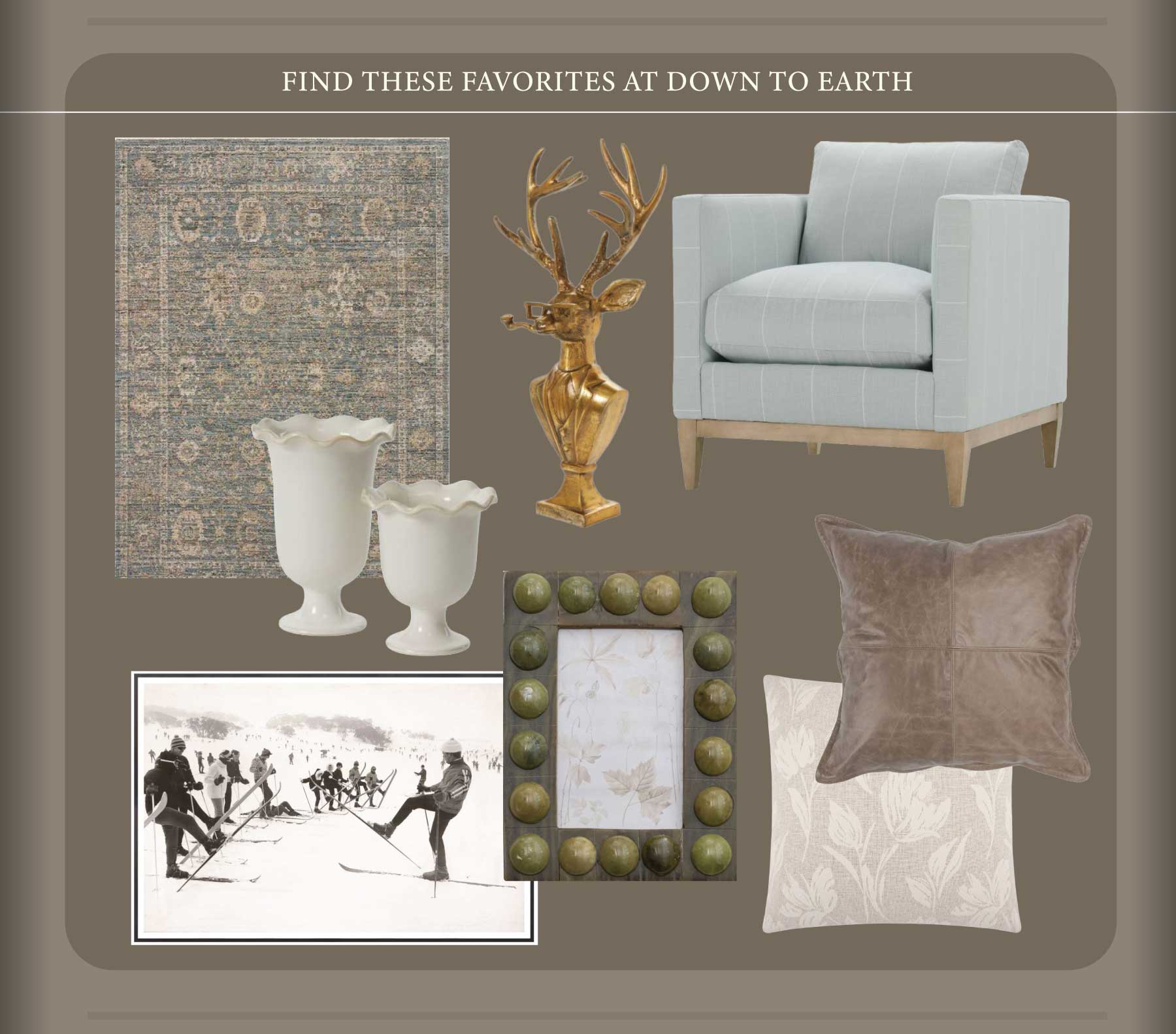 down to earth winter home decor and furniture favorites
