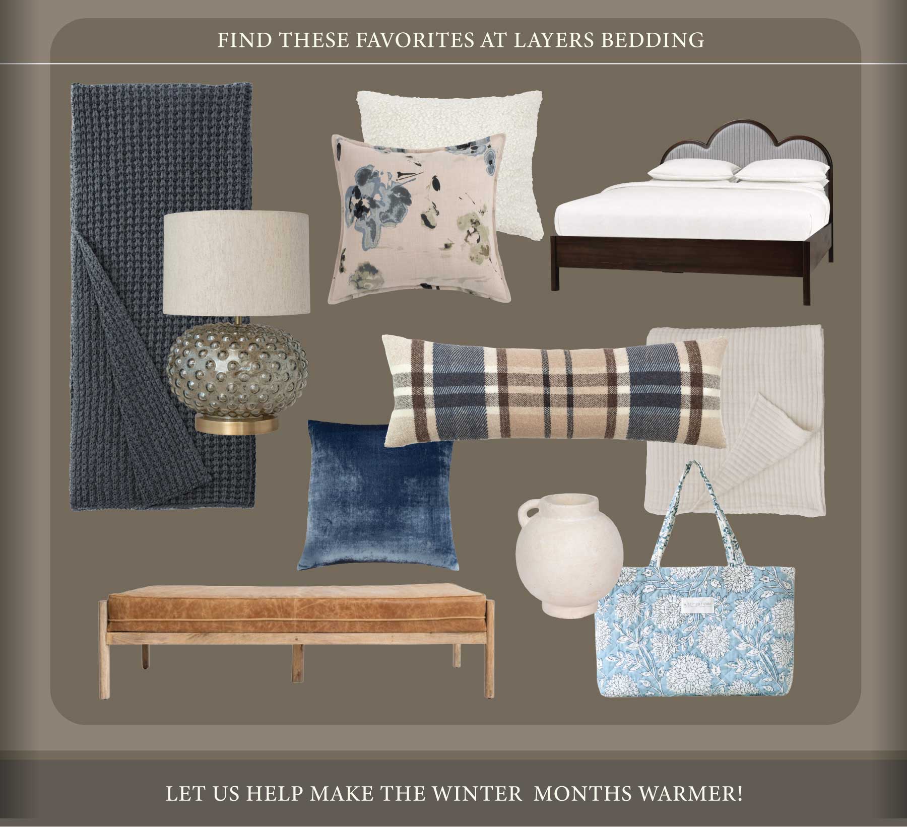 layers bedding winter home decor and furniture favorites
