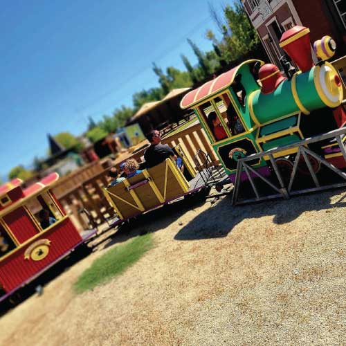 FREE TRAIN RIDES ON TUESDAYS <BR>LITTLE BUCKAROO PETTING ZOO