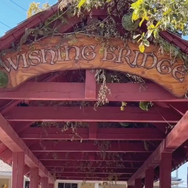 wishing bridge at woodland fairy festival wishing bridge at woodland fairy festival
