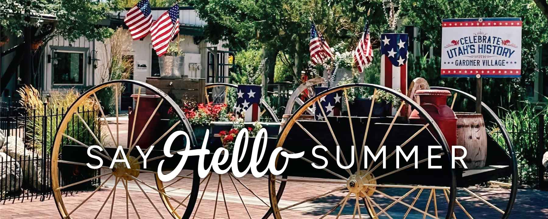 say hello to summer at gardner village