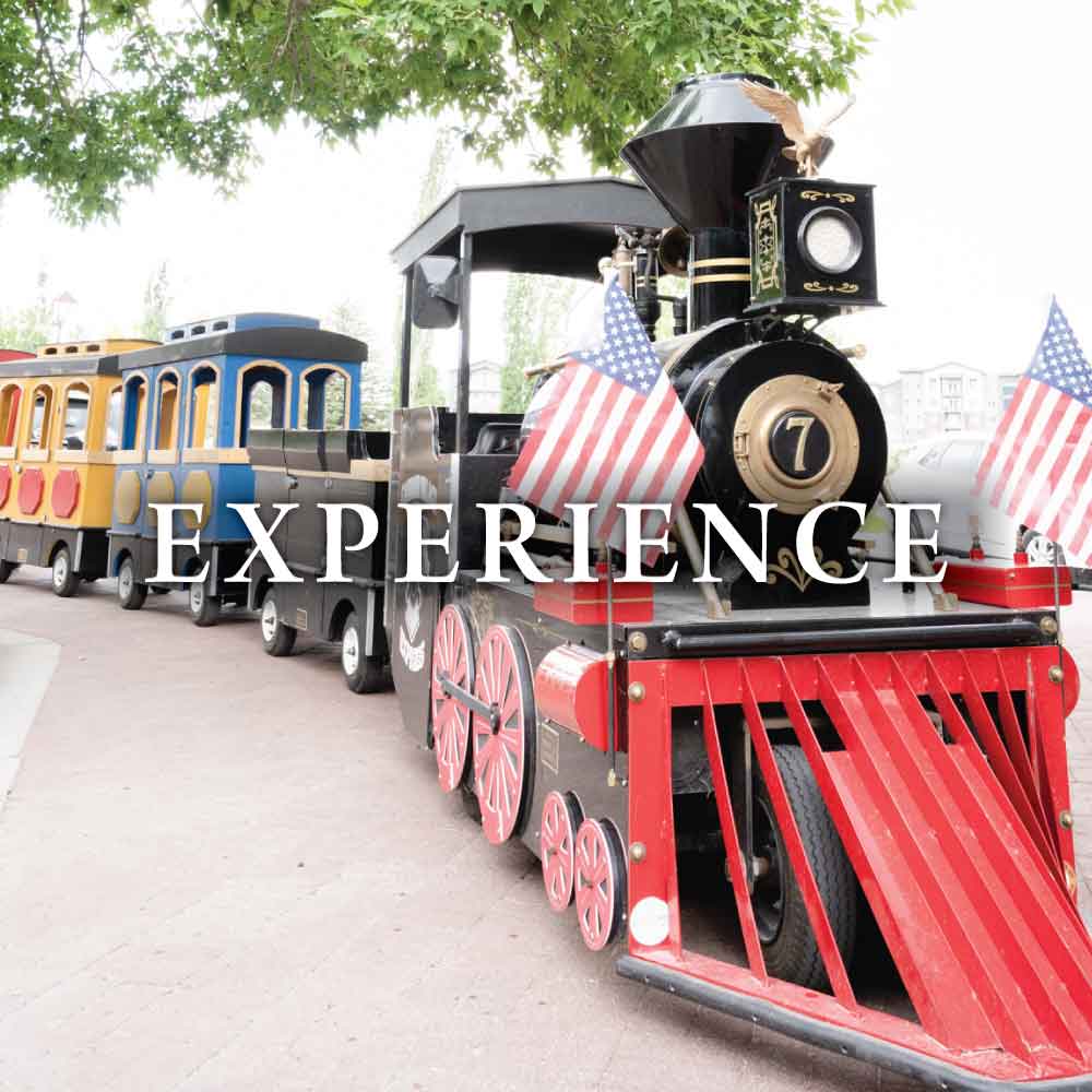 ride the train at gardner village