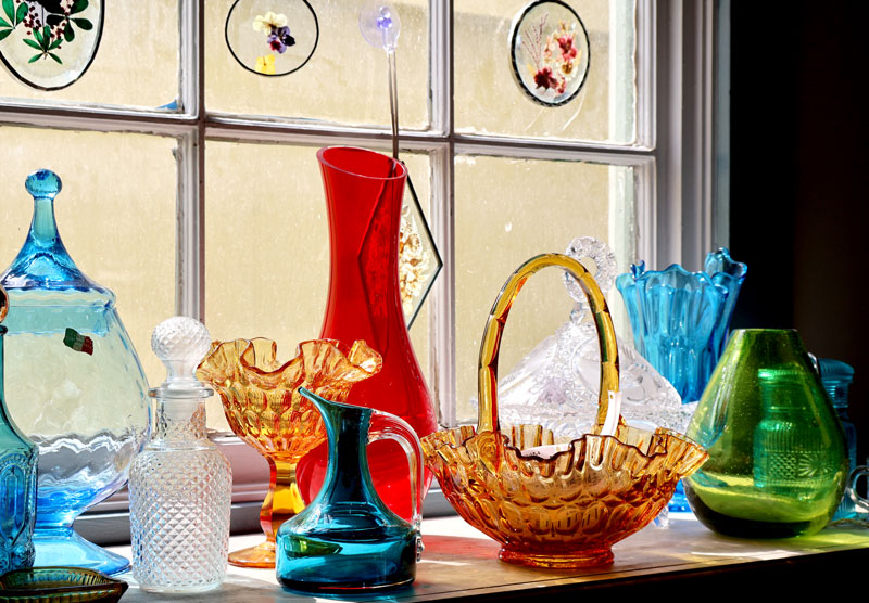 vintage glassware